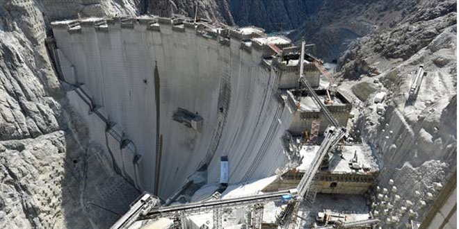 Yusufeli Baraj  ile Trkiye'nin hidroelektrik enerji retim kapasitesi yzde 2 artacak