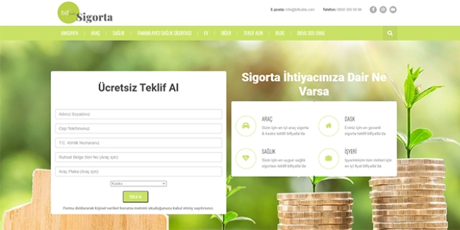 Yeni nesil sigortaclk: Bifiyatla.com