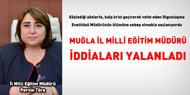 İl Milli Eğitim Müdürü Pervin Töre 'skandal' iddiaları yalanladı