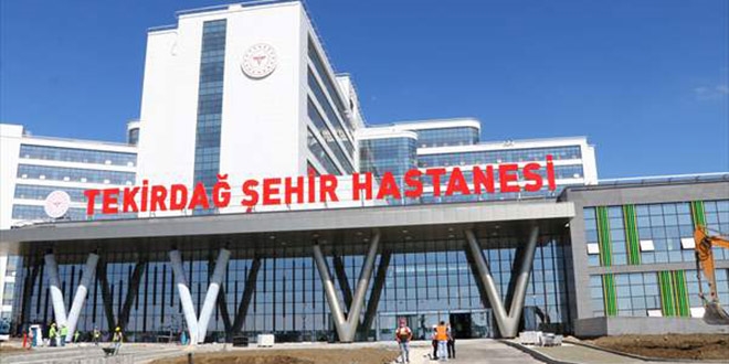 Tekirdağ Şehir Hastanesi açılış için gün sayıyor