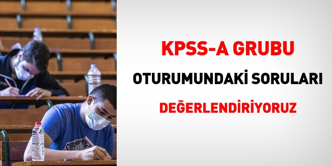 KPSS Alan Bilgisi sınavı sorularını değerlendiriyoruz