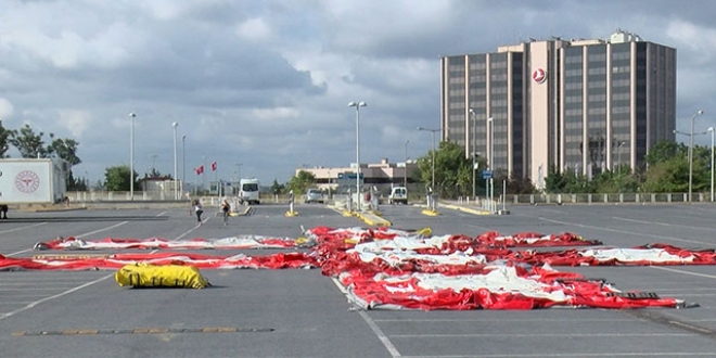 Bakırköy Kaymakamlığı otoparkına sahra hastanesi kuruluyor