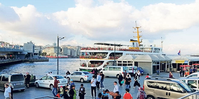 Denize sıfır otopark!