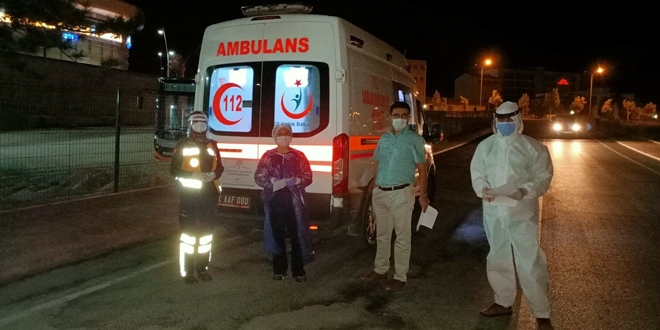 Testi pozitif çıkan kadın, yolcu otobüsünde yakalandı