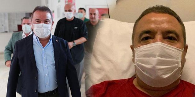 Kovid-19 tedavisi gören Başkan Böcek'in sağlık durumu stabil