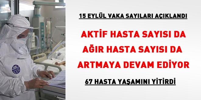 Aktif hasta sayısı da ağır hasta sayısı da artmaya devam ediyor