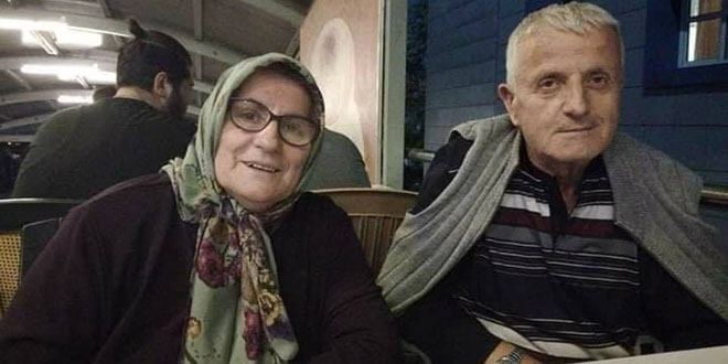 Motosiklet kazasında yaşlı çifti ölüm ayırdı