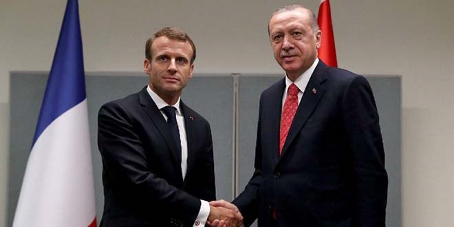 brahim Kaln Reuters'a konutu: Erdoan ve Macron anlat