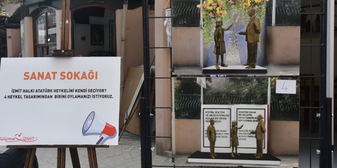 CHP'li belediye, heykel referandumu yapt