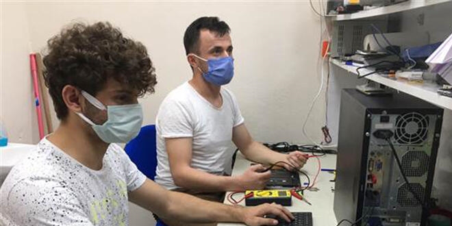 Uzaktan eğitimle birlikte teknik servislerde yoğunluk