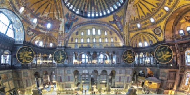 Ayasofya'y ssledi, ABD'ye imzasn att