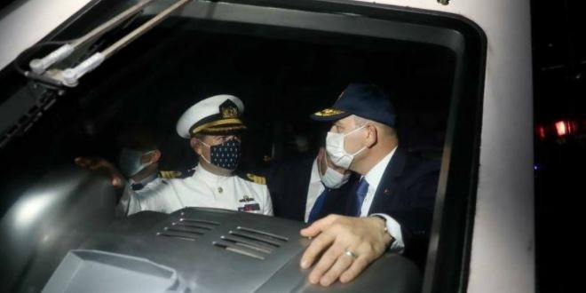 Bakan Soylu, sığınmacıların geri itildiği bölgeleri inceledi