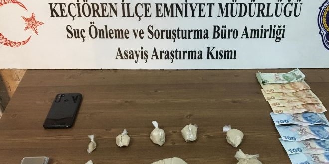 Ankara'da uyuşturucu satıcıları polis takibi sonucu yakalandı