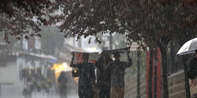 Meteoroloji'den yarın için 9 ile kuvvetli yağış uyarısı