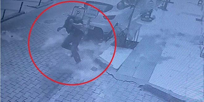 Çay içerken ölümden döndü