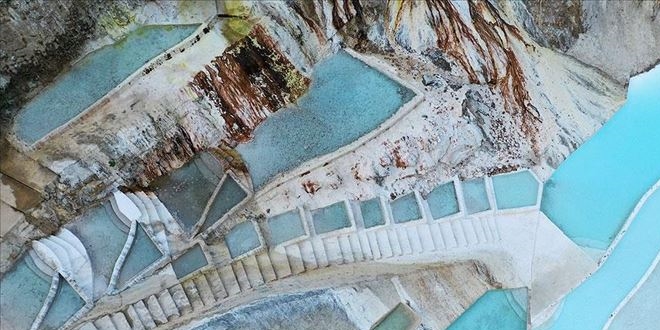 Göksu travertenleri Giresun'un Pamukkale'si olacak
