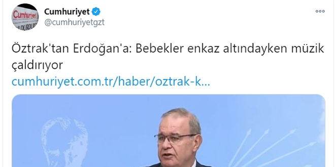 CHP Genel Başkan yardımcısı, FETÖ iftirasını gündeme taşıdı