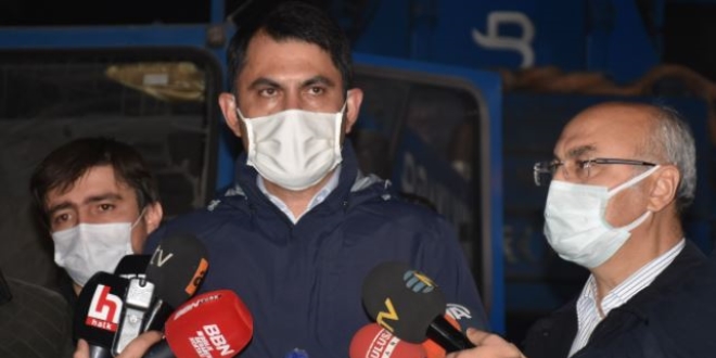 Bakan Kurum: Hasar tespit çalışmaları aralıksız sürürüyor
