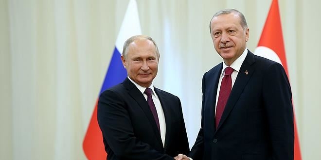 Cumhurbaşkanı Erdoğan, Putin ile telefonda görüştü