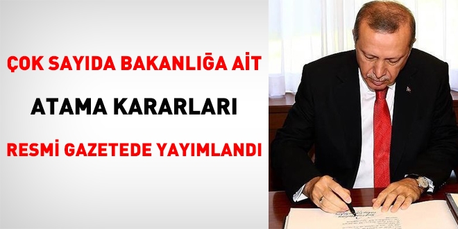 11 Kasım 2020 tarihli atama kararları yayımlandı