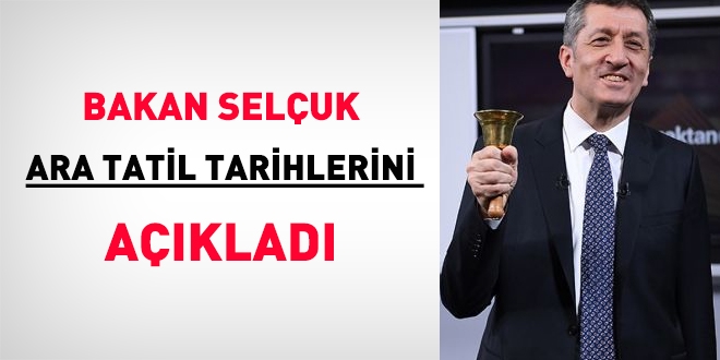 Okullarda 'ara tatil' tarihleri belli oldu