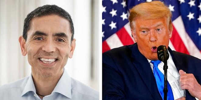 BioNTech CEO'su Şahin'den Trump'a yanıt: Siyasetle işimiz olmaz