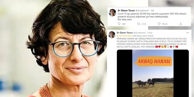 Özlem Türeci adına sahte Twitter hesabı açıldı