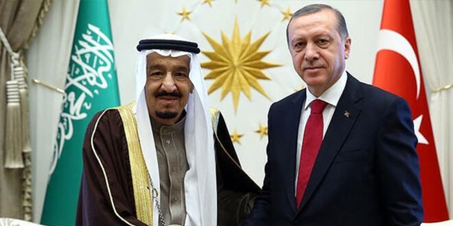 Cumhurbaşkanı Erdoğan, Kral Selman ile görüştü