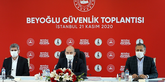 Bakan Soylu, Beyoğlu Güvenlik Toplantısı'na katıldı