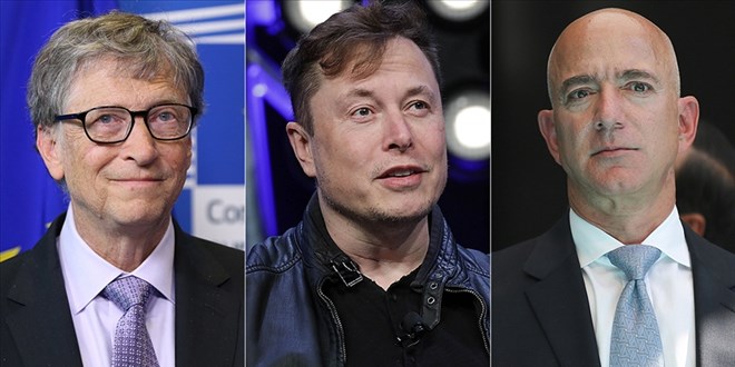 Dünyanın en zengin 10 kişisinden 7'si teknoloji işi yapıyor