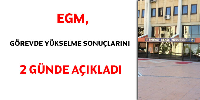 EGM, grevde ykselme sonularn 2 gnde aklad