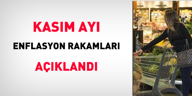 Enflasyon rakamları açıklandı
