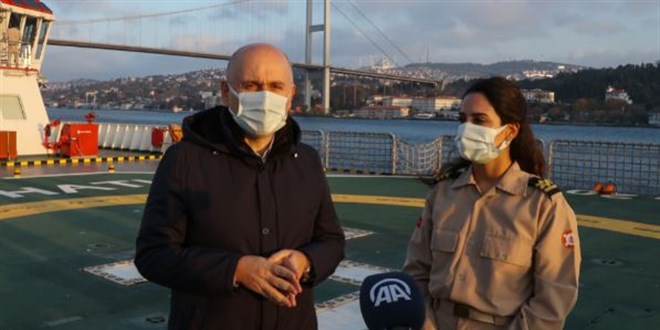 Karaismailoğlu'ndan ilk kadın römorkör kaptanına ziyaret