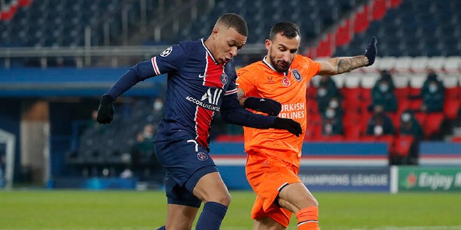 PSG'ye yenilen Başakşehir Avrupa'ya veda etti