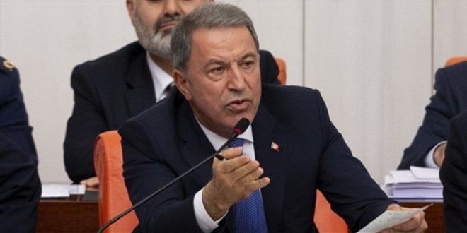 Bakan Akar: Gerilimi tırmandırmak isteyen Yunanistan'dır