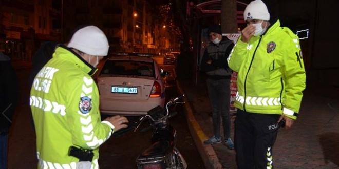 Ehliyetsiz ve alkollü motosiklet sürücüsüne 12 bin lira ceza