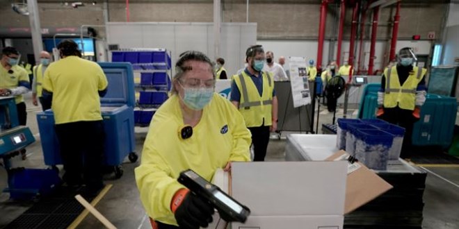 ABD'de Pfizer'ın Covid-19 aşılarının dağıtımı başladı