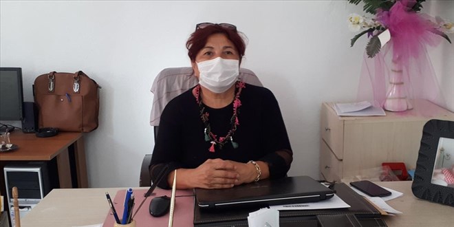 Kadın muhtar kurduğu kooperatifle üretime destek veriyor