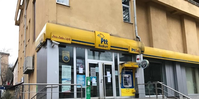 PTT Şubesi, koronavirüs nedeniyle 10 gün kapatıldı