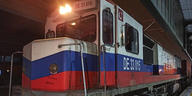 Çin'e gidecek ikinci ihracat treni Ankara'da geçişini tamamladı