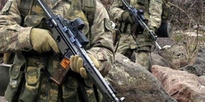 Irak'ın kuzeyinde PKK'lı 2 terörist etkisiz hale getirildi