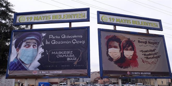 'Parka gidecekmiş 2 gözümün çiçeği, maske taksa bari'