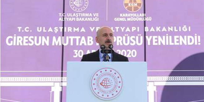Bakan Karaismailoğlu, Altı Şehitler Köprüsü'nün açılışını yaptı