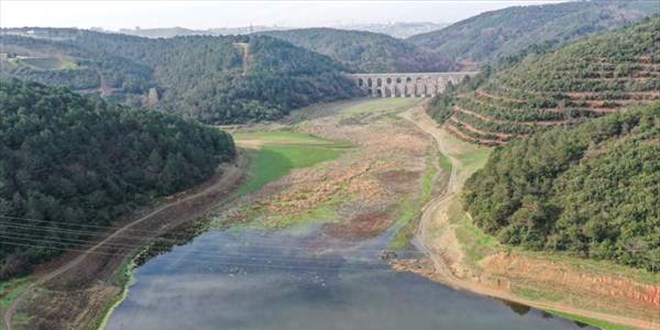 stanbul'un barajlarndaki su miktar kritik seviyelerde