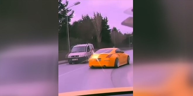 İstanbul'da drift yapan sürücüye 9 bin 870 lira para cezası