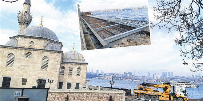emsi Ahmet Paa Camii'ndeki proje yeniden balatld