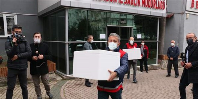 Samsun'da 26 bin doz aşı hastanelere dağıtıldı