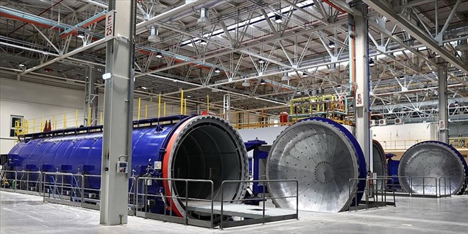 Türkiye'nin dev kompozit tesisi Ankara'da üretime başladı