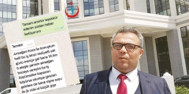 Hastane müdürünün rüşvet talebi şaşırttı: 10 bin TL, votka, vişne...