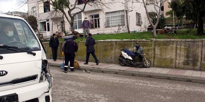 Sinop'ta kamyonetle çarpışan motosikletin sürücüsü öldü